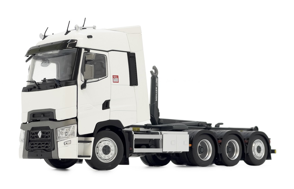 Renault T-Series met Meiller Haakarm Wit - 1:32